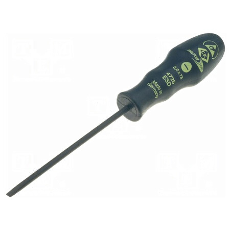 Șurubelniță plată SL 3 ESD 75mm | Electronic-mag.ro | Componente Electronice