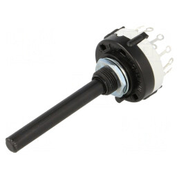 Comutator Rotativ 3 Pozitii 0.15A 250VDC 4 Sectiuni 30° | Electronic-mag.ro | Componente Electronice