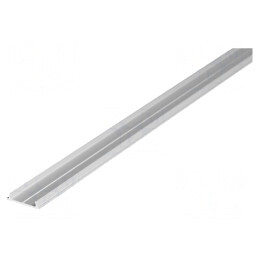Profil Aluminiu pentru Module LED Natural 2m FIX12 de Suprafață | Electronic-mag.ro | Componente Electronice
