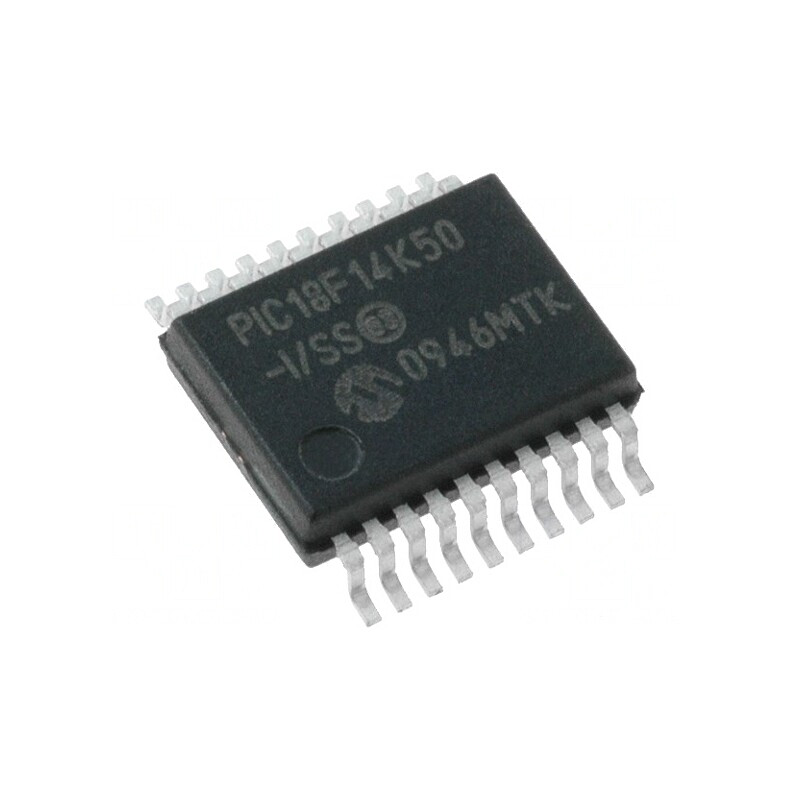 Microcontroler PIC18 16kB 48MHz 1,8-5,5V SMD SSOP20 | Electronic-mag.ro | Componente Electronice