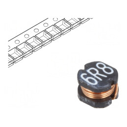 Inductor SMD 6.8uH 132mΩ | Electronic-mag.ro | Componente Electronice