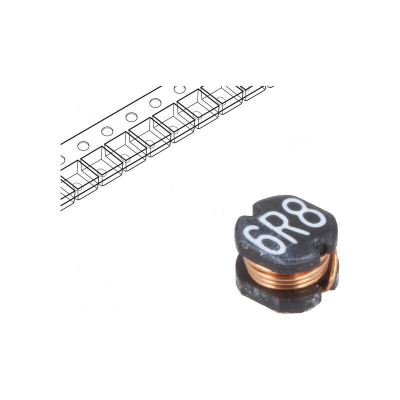 Inductor SMD 6.8uH 132mΩ | Electronic-mag.ro | Componente Electronice