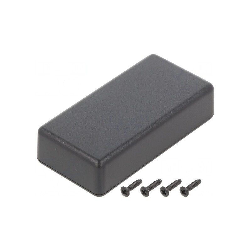Carcasă universală ABS neagră 35x80,3x20mm IP40 | Electronic-mag.ro | Componente Electronice