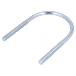Bridă U din Oțel Zincat 70mm pentru Țevi | Electronic-mag.ro | Componente Electronice