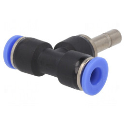 Racord push-in T 6mm BLUELINE | Electronic-mag.ro | Componente Electronice