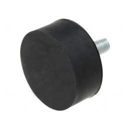 Picioruș Vibro-Absorbant 50mm 20mm Duritate 55±5 Shore | Electronic-mag.ro | Componente Electronice