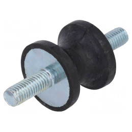 Atenuator de Vibrații M8 30mm Guma 25mm | Electronic-mag.ro | Componente Electronice
