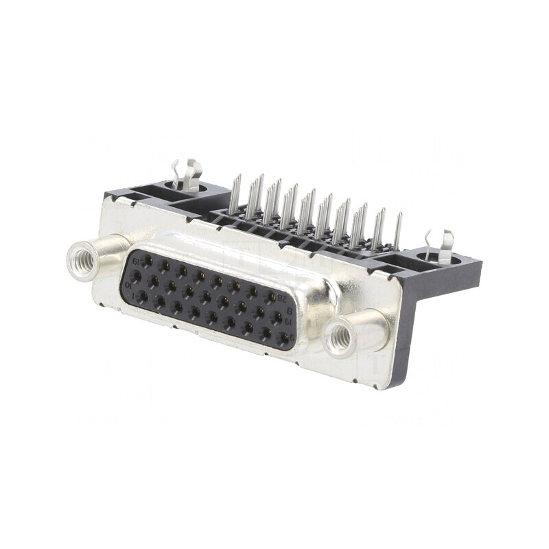 Soclu Mamă D-Sub 26 PIN pentru PCB cu Fixare prin Șuruburi | Electronic-mag.ro | Componente Electronice