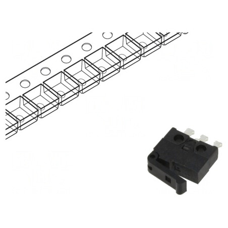 Comutator cu senzor SMT 0,3A/30VDC | Electronic-mag.ro | Componente Electronice