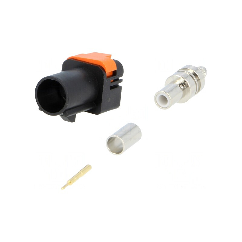 Conector FAKRA Tată Mufă Crimpat Polarizare Jet Black | Electronic-mag.ro | Componente Electronice