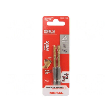 Burghiu Metal Impact Ø 4mm HSS-G | Electronic-mag.ro | Componente Electronice