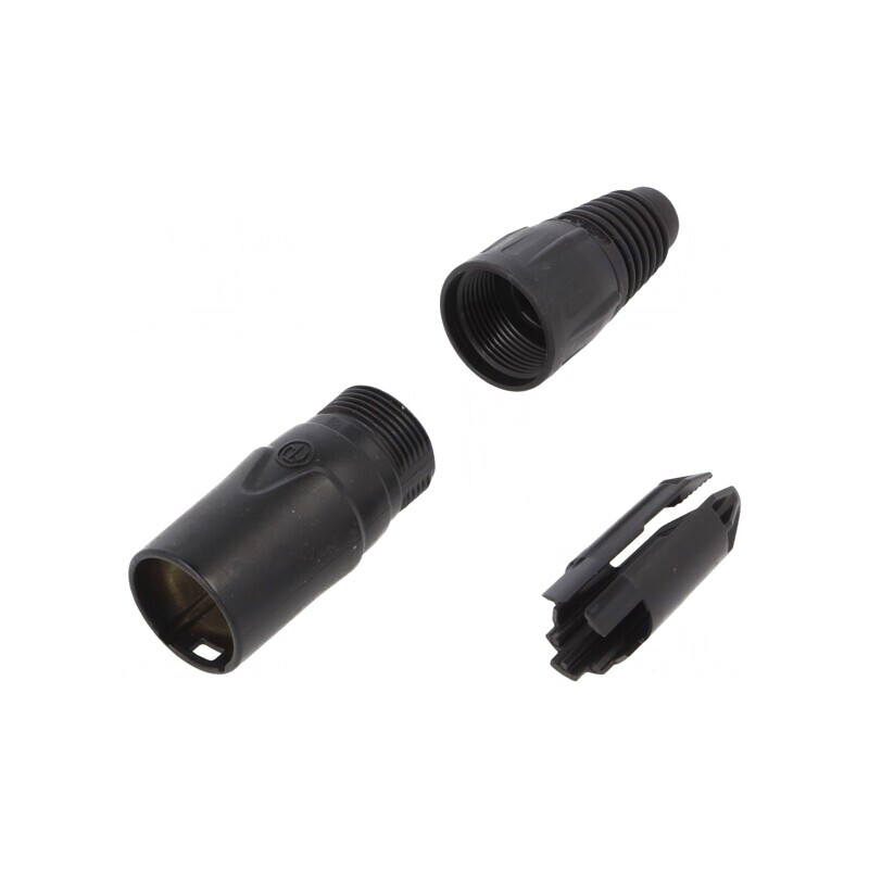 Ethercon Black Cable Connector | Electronic-mag.ro | Componente Electronice