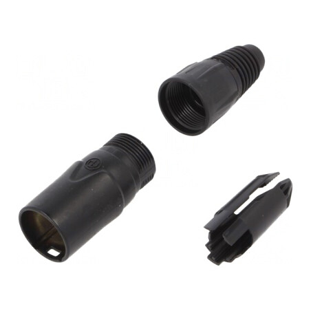 Ethercon Black Cable Connector | Electronic-mag.ro | Componente Electronice