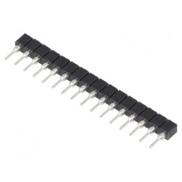 Soclu SIP16 THT 2,54mm Placare Aurită | Electronic-mag.ro | Componente Electronice