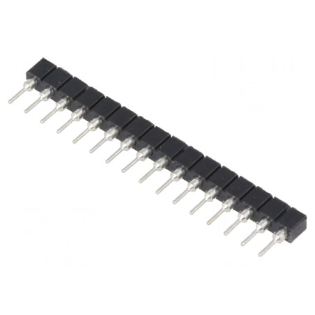 Soclu SIP16 THT 2,54mm Placare Aurită | Electronic-mag.ro | Componente Electronice