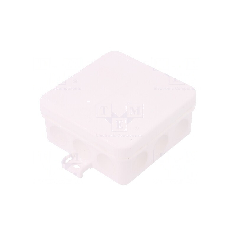 Cutie de Conexiuni IP55 Albă 85x85x37mm | Electronic-mag.ro | Componente Electronice