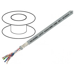 Cablu de date LifYCY 2x2x0,2mm gri cupru litat | Electronic-mag.ro | Componente Electronice