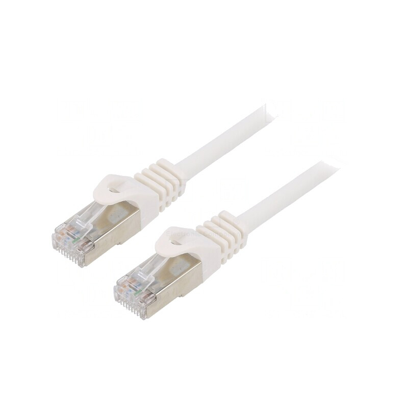 Patch Cord F/UTP Cat6 5m Alb RJ45 | Electronic-mag.ro | Componente Electronice Patch Cord F/UTP Cat6 5m Alb RJ45 | Electronic-mag.ro | Componente Electronice