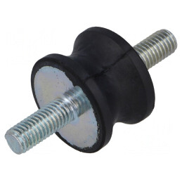 Atenuator de Vibrații M8 Guma 30mm Lungime 20mm | Electronic-mag.ro | Componente Electronice