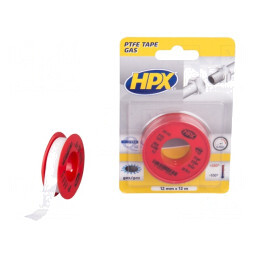 Bandă de etanșare PTFE albă 12mm x 12m max. 260°C | Electronic-mag.ro | Componente Electronice