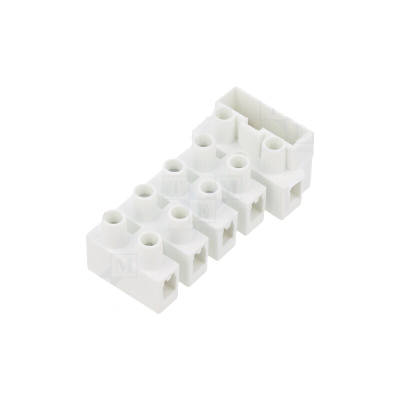 Regletă de Conexiuni Terminal cu Șurub 2,5mm2 450V 5 Piste | Electronic-mag.ro | Componente Electronice
