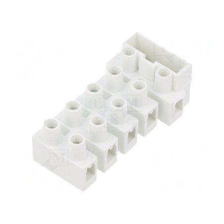Regletă de Conexiuni Terminal cu Șurub 2,5mm2 450V 5 Piste | Electronic-mag.ro | Componente Electronice