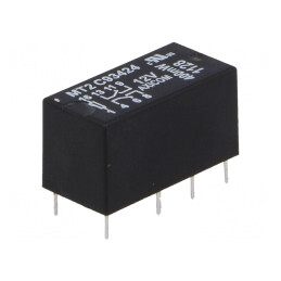 Releu Electromagnetic DPDT 12VDC 250VAC 2A PCB | Electronic-mag.ro | Componente Electronice