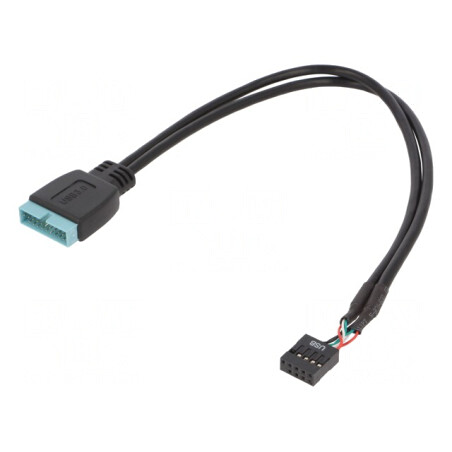Cablu de Alimentare USB 2.0/3.0, 0.3m | Electronic-mag.ro | Componente Electronice