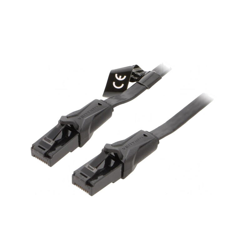 Patch Cord U/UTP Cat6 PVC Negru 8m 32AWG | Electronic-mag.ro | Componente Electronice Patch Cord U/UTP Cat6 PVC Negru 8m 32AWG | Electronic-mag.ro | Componente Electronice