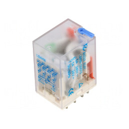 Releu electromagnetic 4PDT 12VDC 5A | Electronic-mag.ro | Componente Electronice