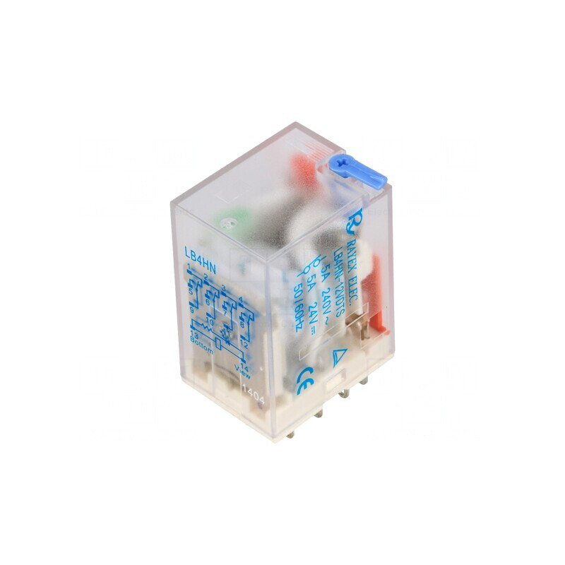 Releu electromagnetic 4PDT 12VDC 5A | Electronic-mag.ro | Componente Electronice