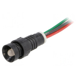 Lampă de control LED 230V Ø11mm Roşu/Verde/Galben | Electronic-mag.ro | Componente Electronice