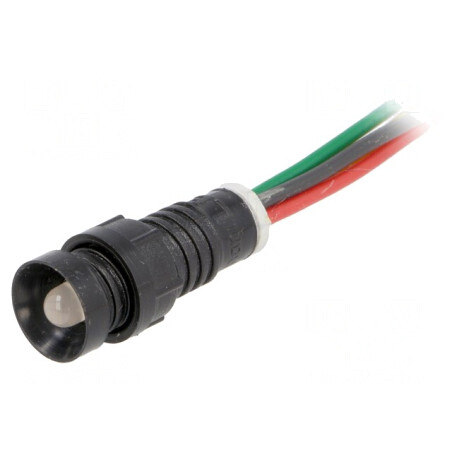 Lampă de control LED 230V Ø11mm Roşu/Verde/Galben | Electronic-mag.ro | Componente Electronice
