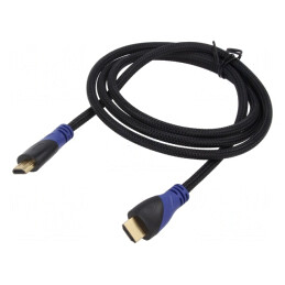 Cablu HDMI 1.4 Negru 1.5m | Electronic-mag.ro | Componente Electronice