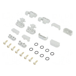 Set Balamale Policarbonat Gri Deschis 2 Buc. | Electronic-mag.ro | Componente Electronice