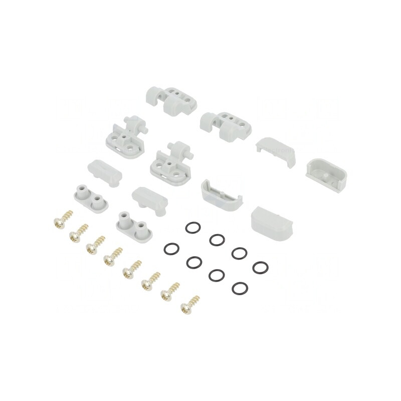Set Balamale Policarbonat Gri Deschis 2 Buc. | Electronic-mag.ro | Componente Electronice