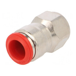 Racord Push-In Alamă Nichelată Filet 1/4" | Electronic-mag.ro | Componente Electronice