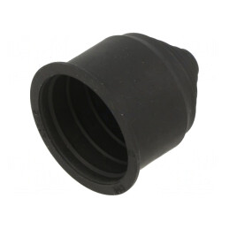 Capac de capăt conductă elastomer negru SILVYN K-EM | Electronic-mag.ro | Componente Electronice