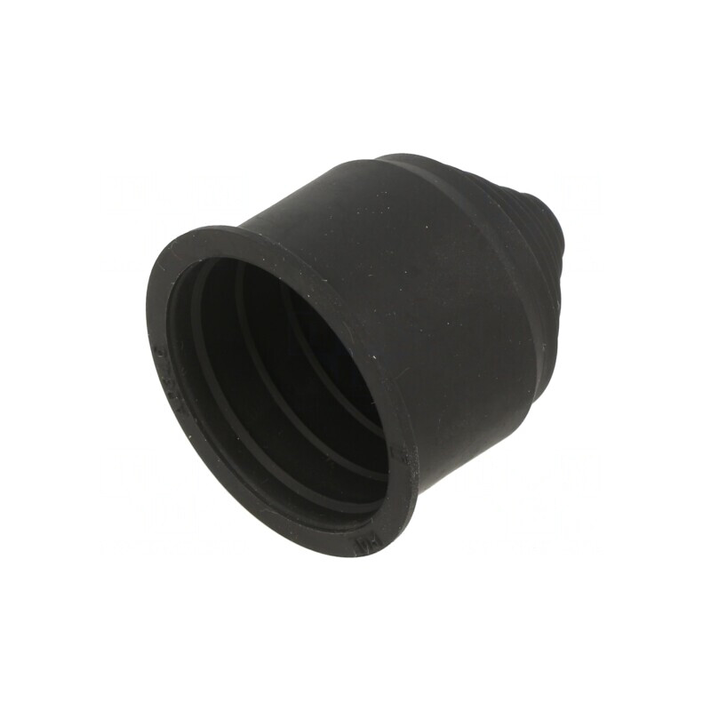 Capac de capăt conductă elastomer negru SILVYN K-EM | Electronic-mag.ro | Componente Electronice