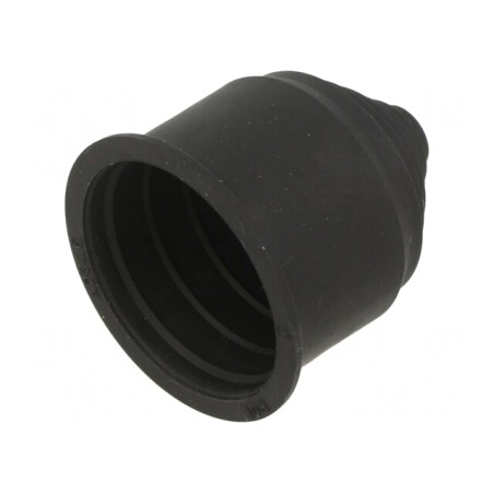 Capac de capăt conductă elastomer negru SILVYN K-EM | Electronic-mag.ro | Componente Electronice