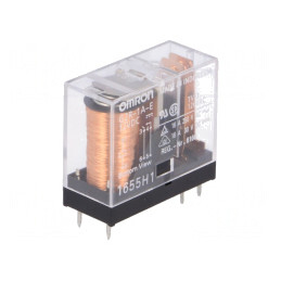 Releu electromagnetic SPST-NO 12VDC 16A 250VAC PCB | Electronic-mag.ro | Componente Electronice