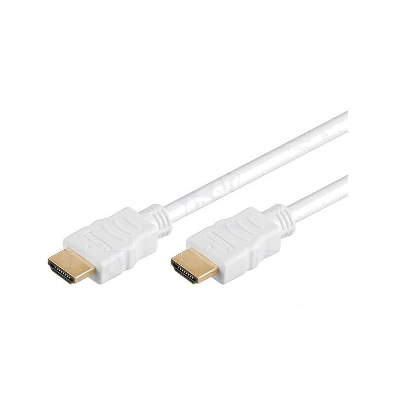 Cablu HDMI 1.4 Alb 3m | Electronic-mag.ro | Componente Electronice