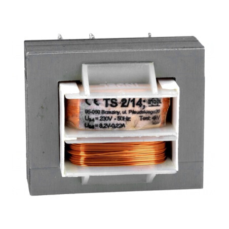 Transformator Alimentare 2VA 230V 8.2V 220mA pentru PCB | Electronic-mag.ro | Componente Electronice