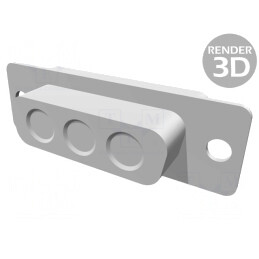 Conector D-Sub 3 PIN Mamă | Electronic-mag.ro | Componente Electronice