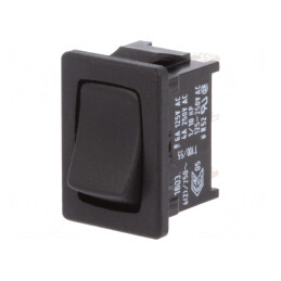 Comutator Rocker SPDT 4A/250VAC Negru | Electronic-mag.ro | Componente Electronice
