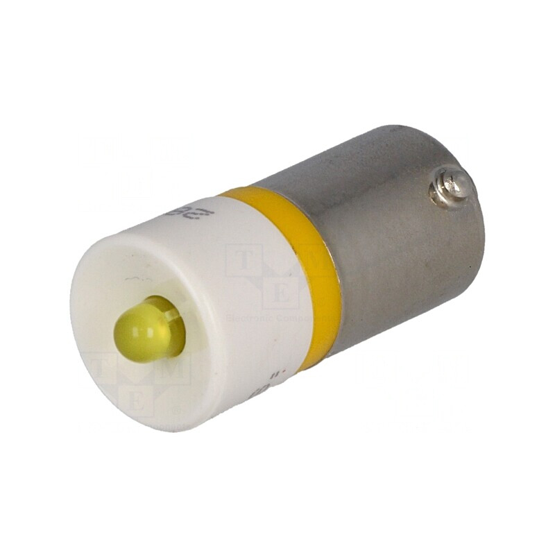 Lampa LED galbenă 28V BA9S | Electronic-mag.ro | Componente Electronice