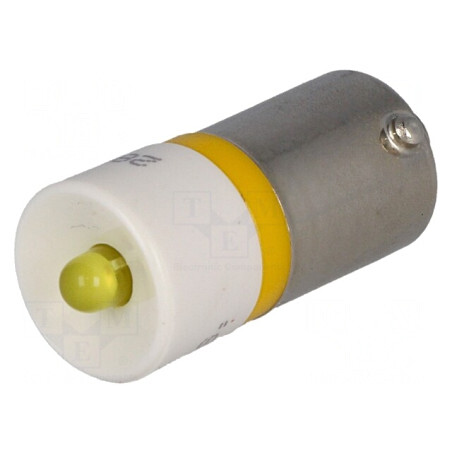 Lampa LED galbenă 28V BA9S | Electronic-mag.ro | Componente Electronice