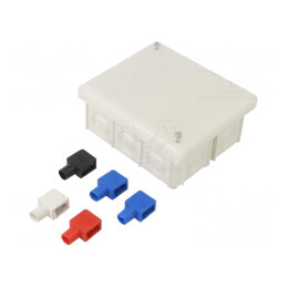 Cutie de conexiuni montaj perete 80x95x40mm | Electronic-mag.ro | Componente Electronice