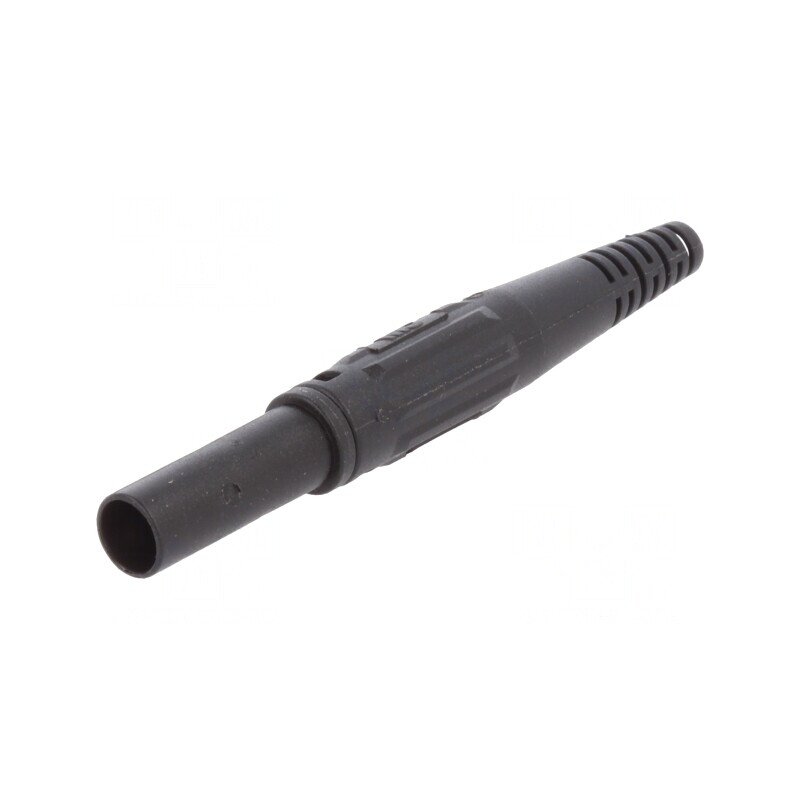 Mufă Banană 4mm 32A 1kV Neagră Izolată | Electronic-mag.ro | Componente Electronice