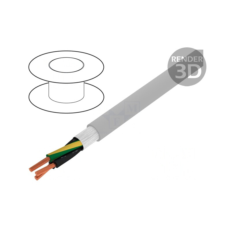 Cablu de control ÖLFLEX FD CLASSIC 810 3x1,5mm² PVC | Electronic-mag.ro | Componente Electronice